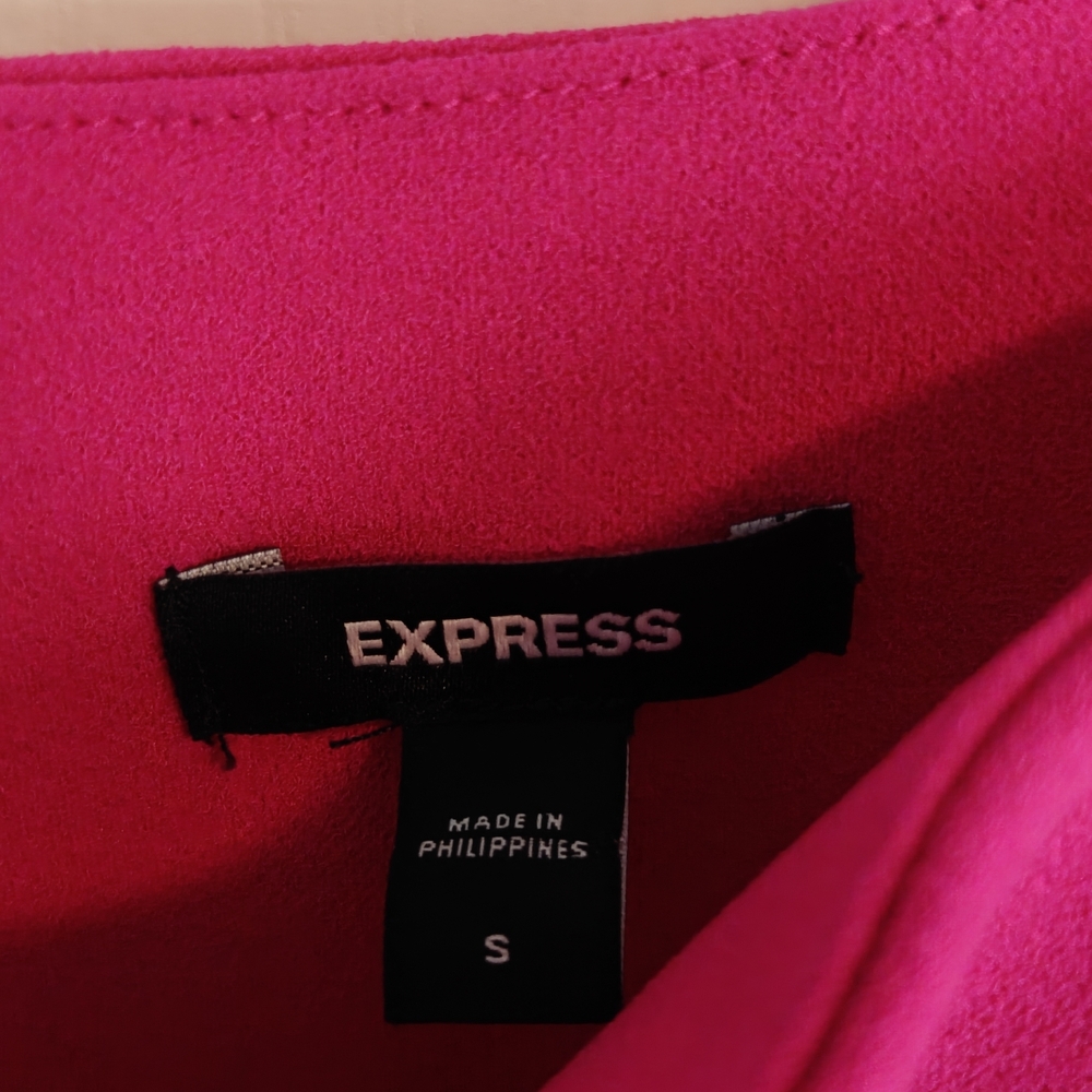 Express Hot Pink Jumpsuit - Picture 4 of 4